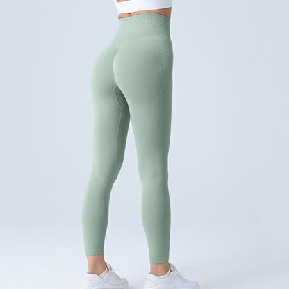 Seamless Leggings Yoga Byxor Magkontroll Träning Löpning Yoga Leggings för kvinnor