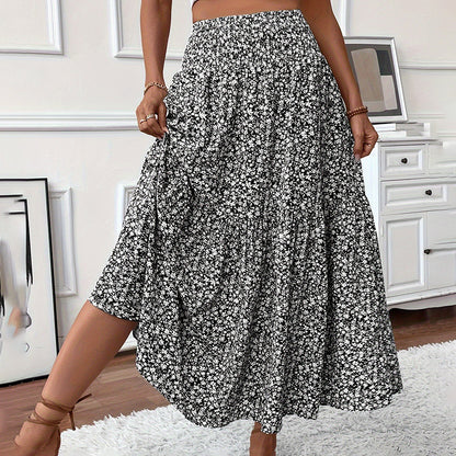 Professional Elegant Suede Fringe Rivet Short Skirt - Polyester Elastane (90%/10%, Brown, S-XL)