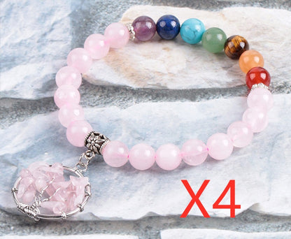 Bracelet en perles de cristal