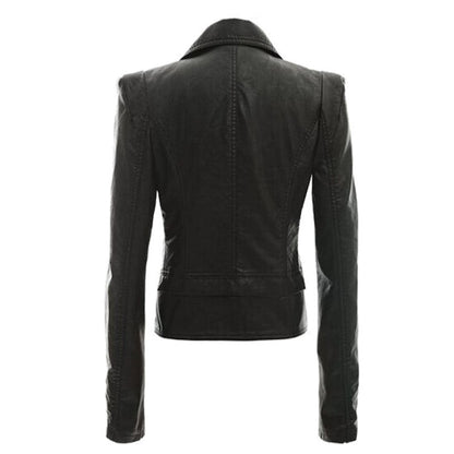 Veste de moto en cuir