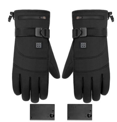 Gants chauffants électriques d'hiver, gants pour moto à écran tactile