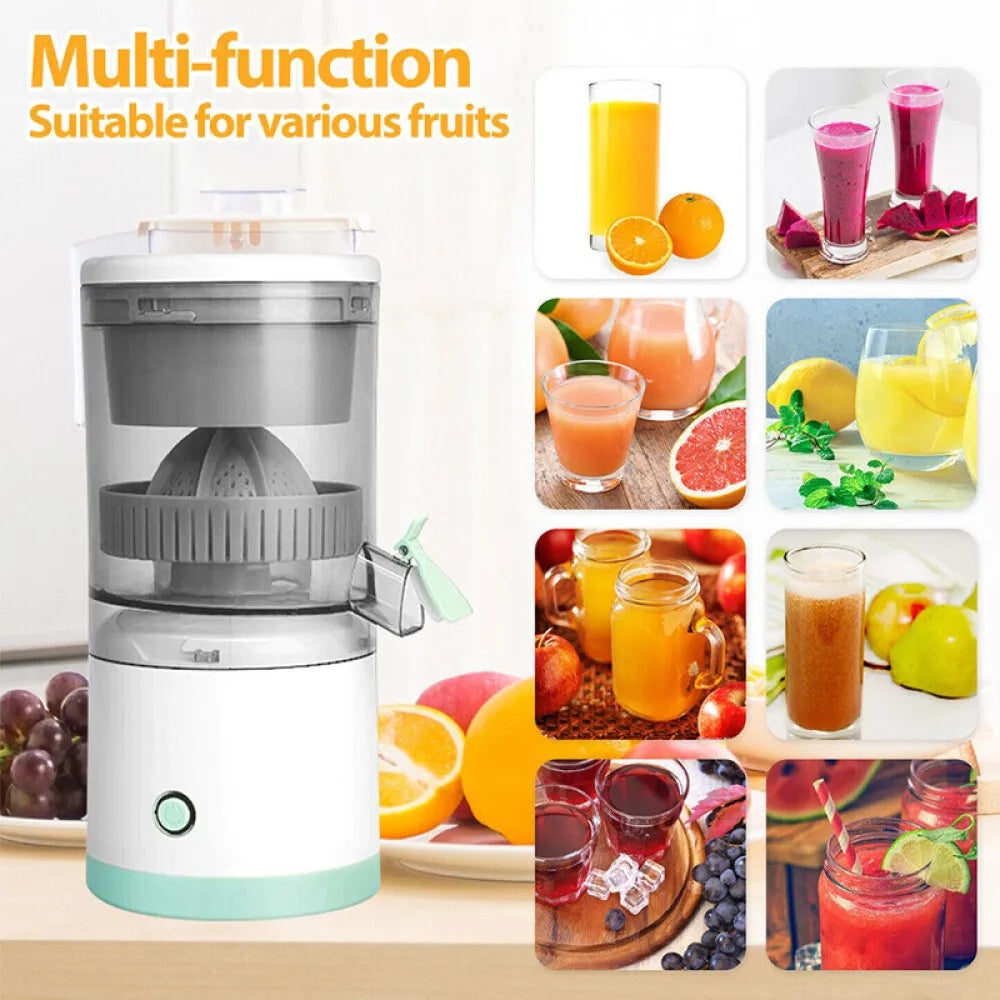 Elektrisk Citrus Juicer Juice Squeezer Portable Press Machine Fruktextraktor UK