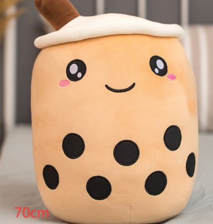 Pearl milk tea cup pillow