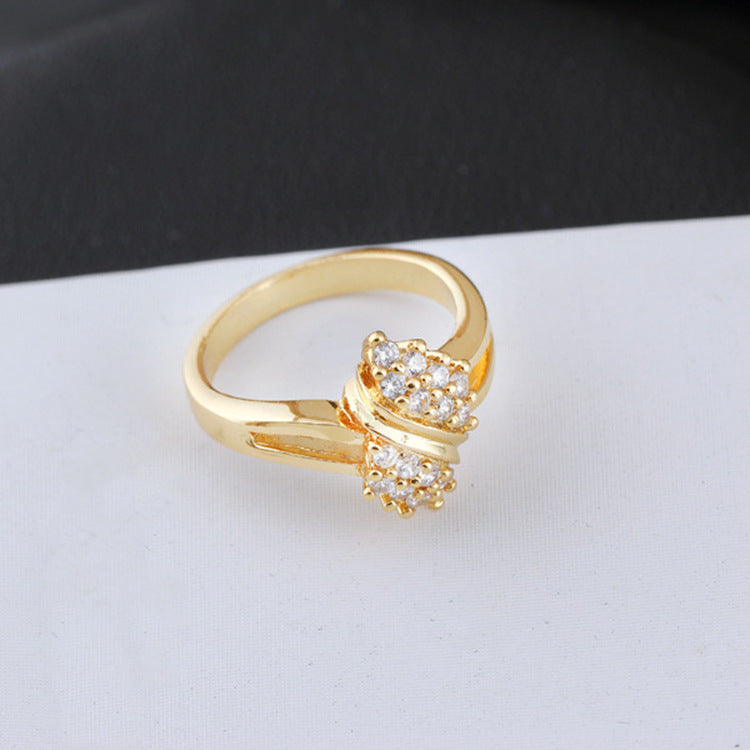 Bague en Zircon pour filles, mode coréenne