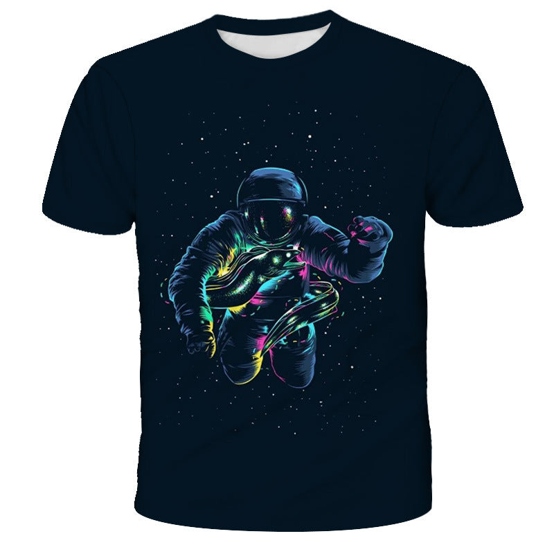 Astronaut T-shirt med digitaltryck