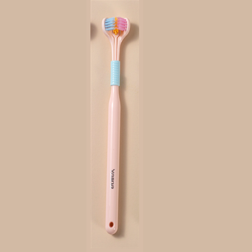 Three-sided Macaron Soft Bristle Toothbrush Care Safety Toothbrush Teeth Deep Cleaning Portable Travel