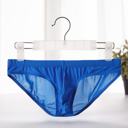 Men's Ice Silk Seamless Underwear Bulge Bag Ultra-thin Men