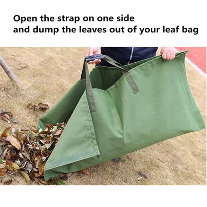 Garden Leaf Storage Outdoor Lawn Yard Waste Tarpaulin Container Recyclable Heavy Duty Garden Tote Garbage Bags