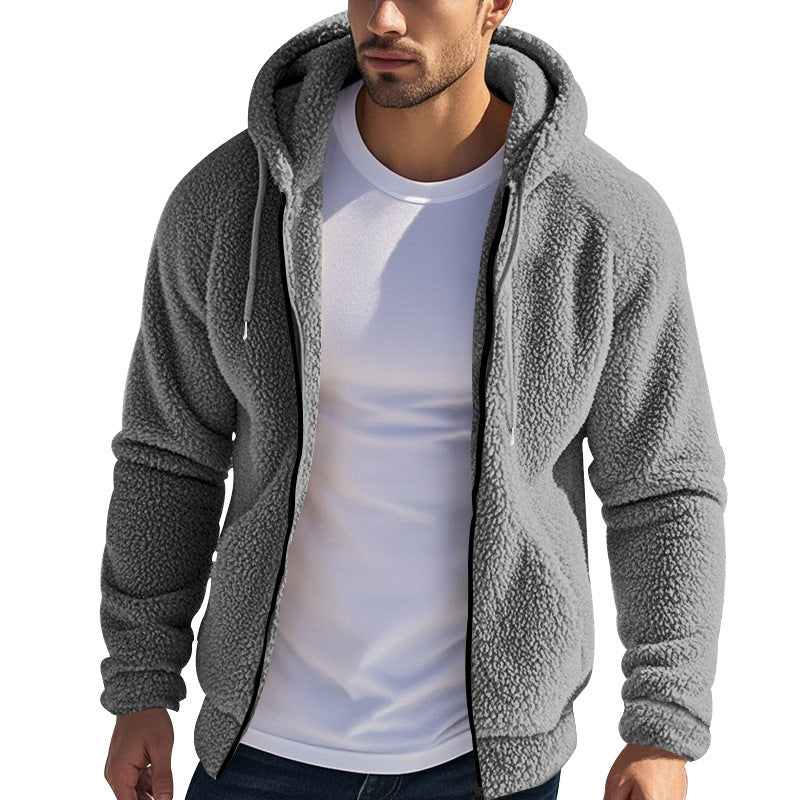 Loose Cardigan Casual Hooded Jacket Sweater Men