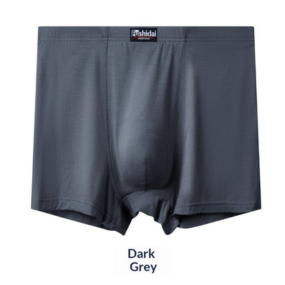 Breathable Plus-Size High-Waist Mens Boxer Briefs