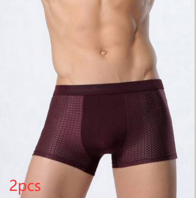 Ice silk men's underwear mesh boxer