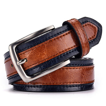 Men's Color Matching Casual Belt - Coordinated Style