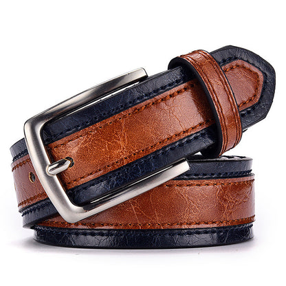 Men's Color Matching Casual Belt - Coordinated Style