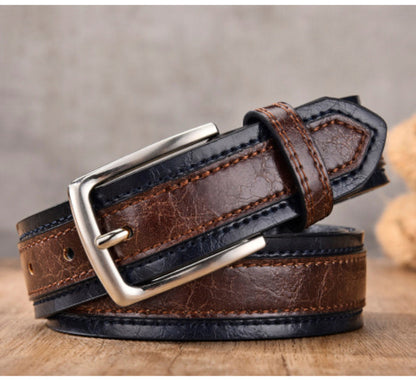 Men's Color Matching Casual Belt - Coordinated Style