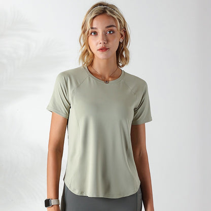 C it all Quick-Dry Mesh Stitching Workout Top