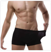 Men's Boxer Cotton Breathable Mid Waist Big Boxer Underwear