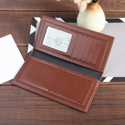 Men's Wallet Men Multi-card Lychee Pattern