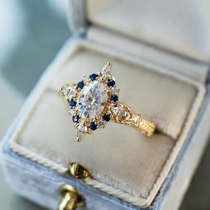 Minority Fashion Ring Förgylld Inläggning