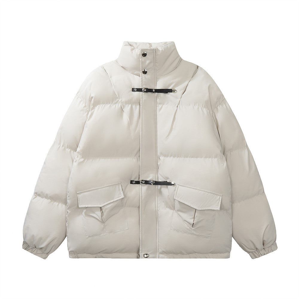 Veste en coton à col montant pour hommes