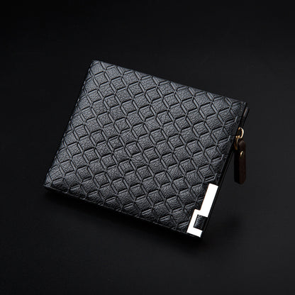 Men's Wallet Short Business Embossed