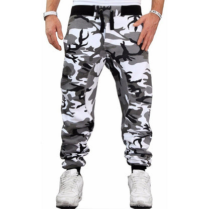 Camouflage Pants Men Hip Hop Casual Pants Loose Trousers Fashion Urban Mid Waist Pants