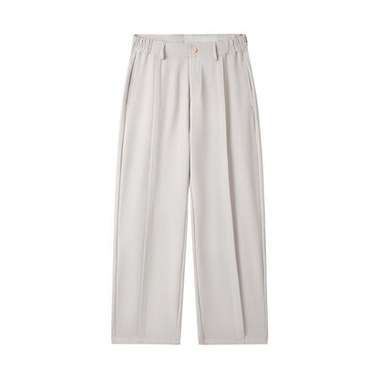 Loose Casual Suit Pants Versatile Straight Draping Effect Trousers