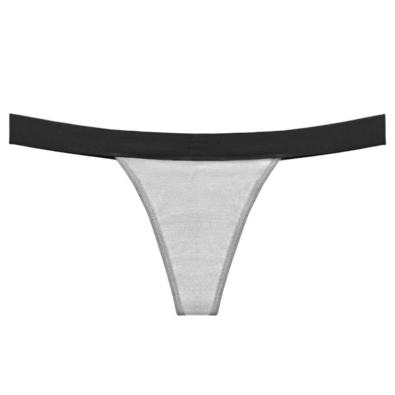 Women Breathable Cotton Thong Period Underwear Low Rise Briefs