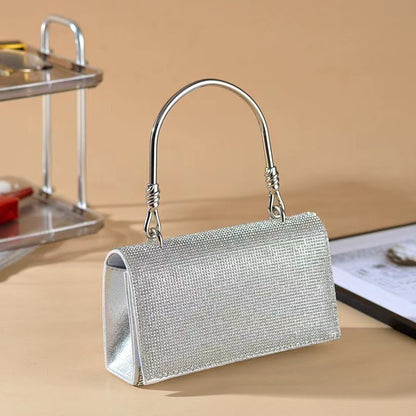 Sac à main brillant 3A plein de diamants pour femmes, sac de soirée de luxe, sac à bandoulière pour dames