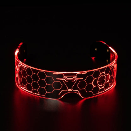 LED Colorful Luminous Technology Glasses