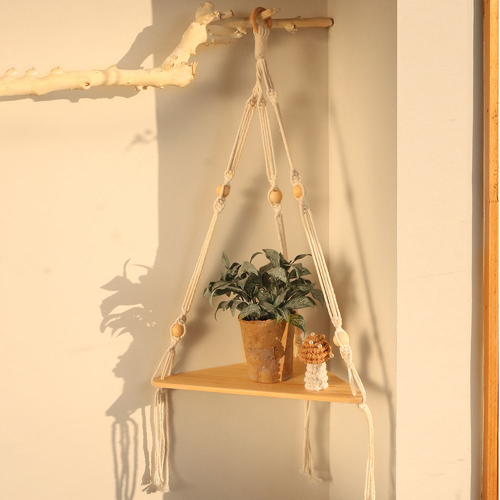 Macrame Shelves For Bedroom Plant Boho Home Decor Chr