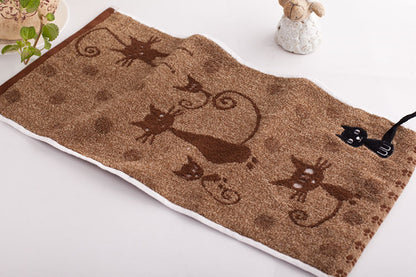 Tail Hook Cotton Cat Face Towel 25x50cm