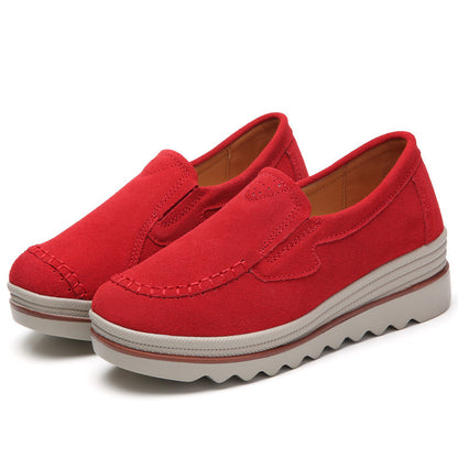 Casual Shoes Women Leather Shoes