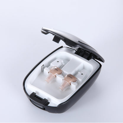 Rechargeable Hearing Aid CIC In-Ear Sound Amplifier Accessories