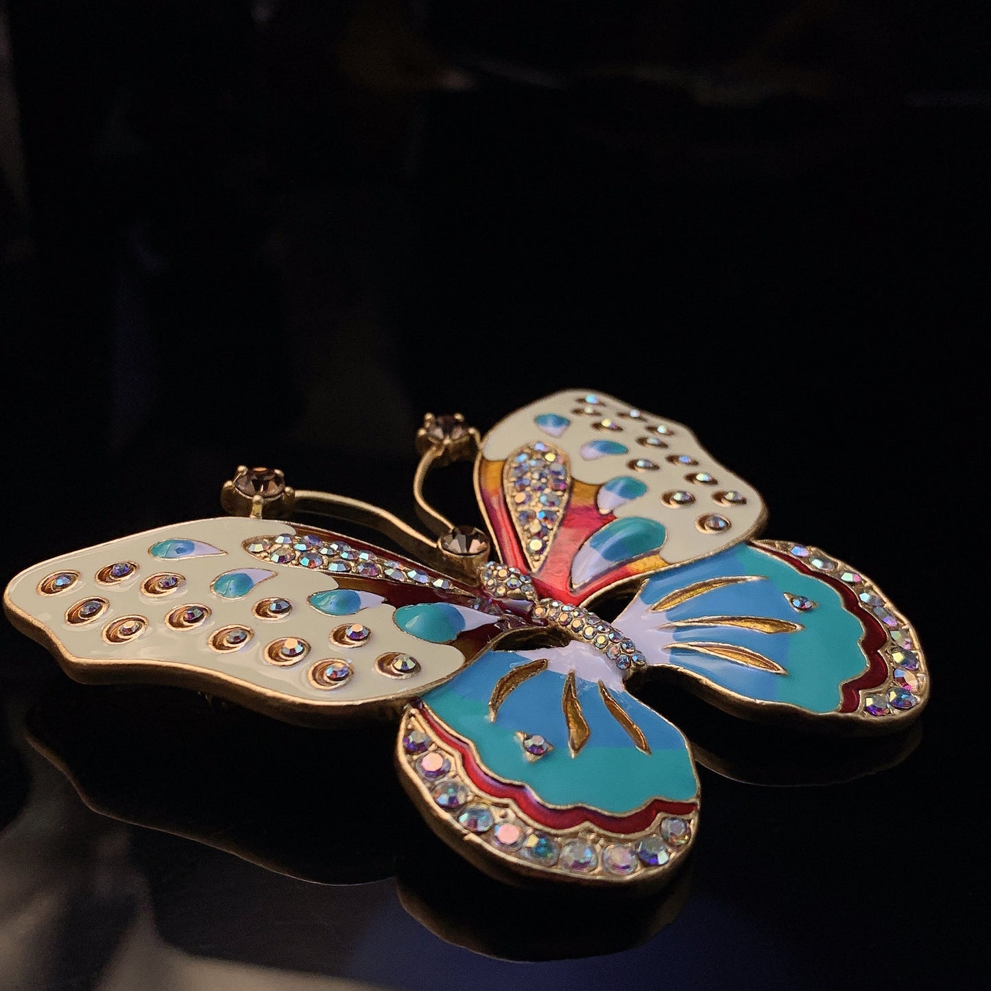 Broche papillon de haute qualité, personnalité gracieuse