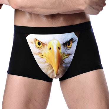 Personalized Men's Underwear Creative Animal Print Men's Underwear Sexy Boxer Briefs