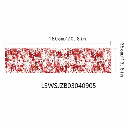 Halloween Horror Bloody Hand Printed Tablecloth Decoration