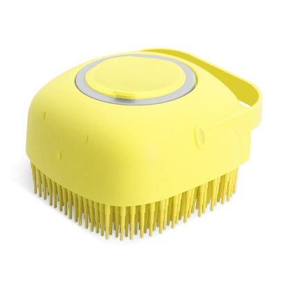 Brosse de Massage pour shampoing pour chien et chat, peigne de Massage, épurateur de toilettage, brosse de douche pour le bain, poils courts, brosses en Silicone souple