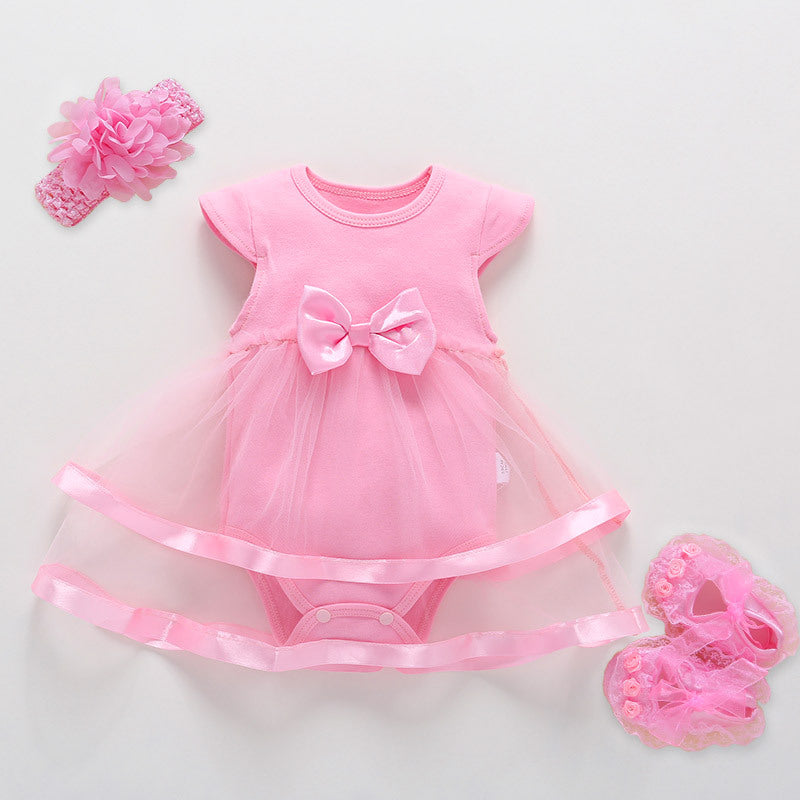 Nouvelle robe de princesse d'anniversaire pour bébé fille