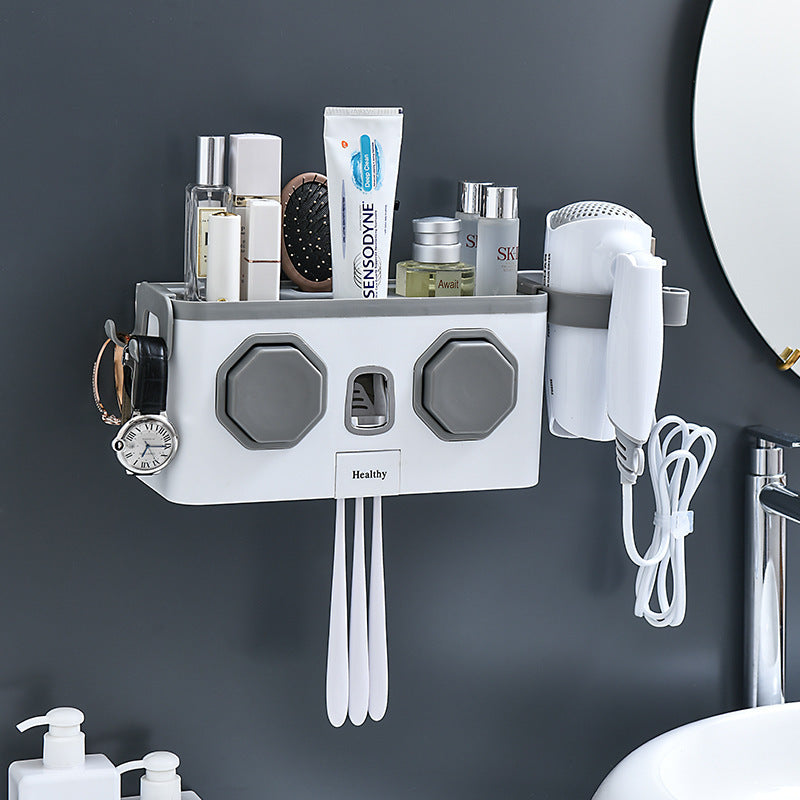 Paste Wall Mounted Toothbrush Holder