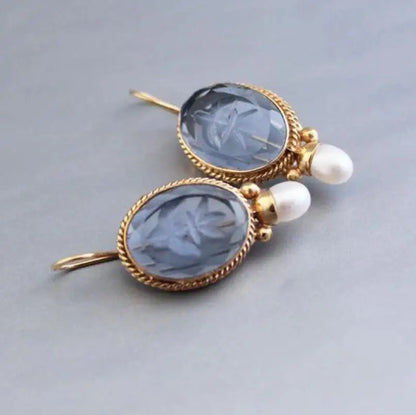 Women's Creative Retro Geometric Pendant Earrings