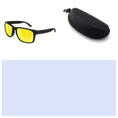Men's Polarized Sports Sunglasses - UV400 Protection Plastic Frame