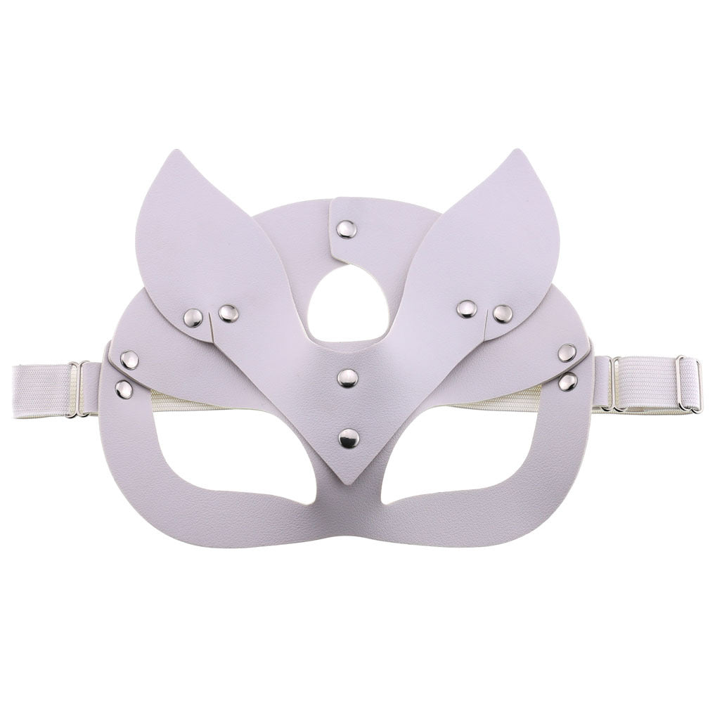 Creative Leather Sexy Prey Fox Ears Party Prom Mask