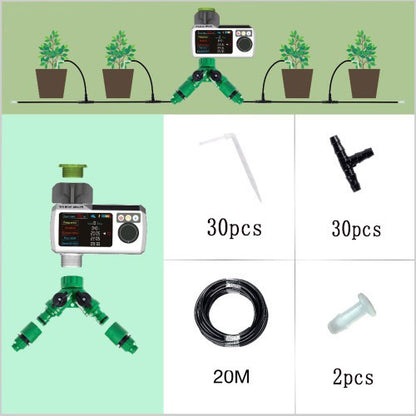 Dispositif d'arrosage automatique pour balcon de jardin, contrôleur d'irrigation goutte-à-goutte Intelligent, synchronisation