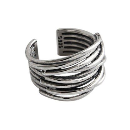Women's Fashion Irregular Convex Wide Face Ring