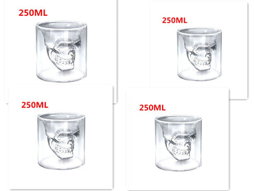 Kreativ kristall skall mugg - glas dubbel - glas skall - glas - glas - skall - skall - glas