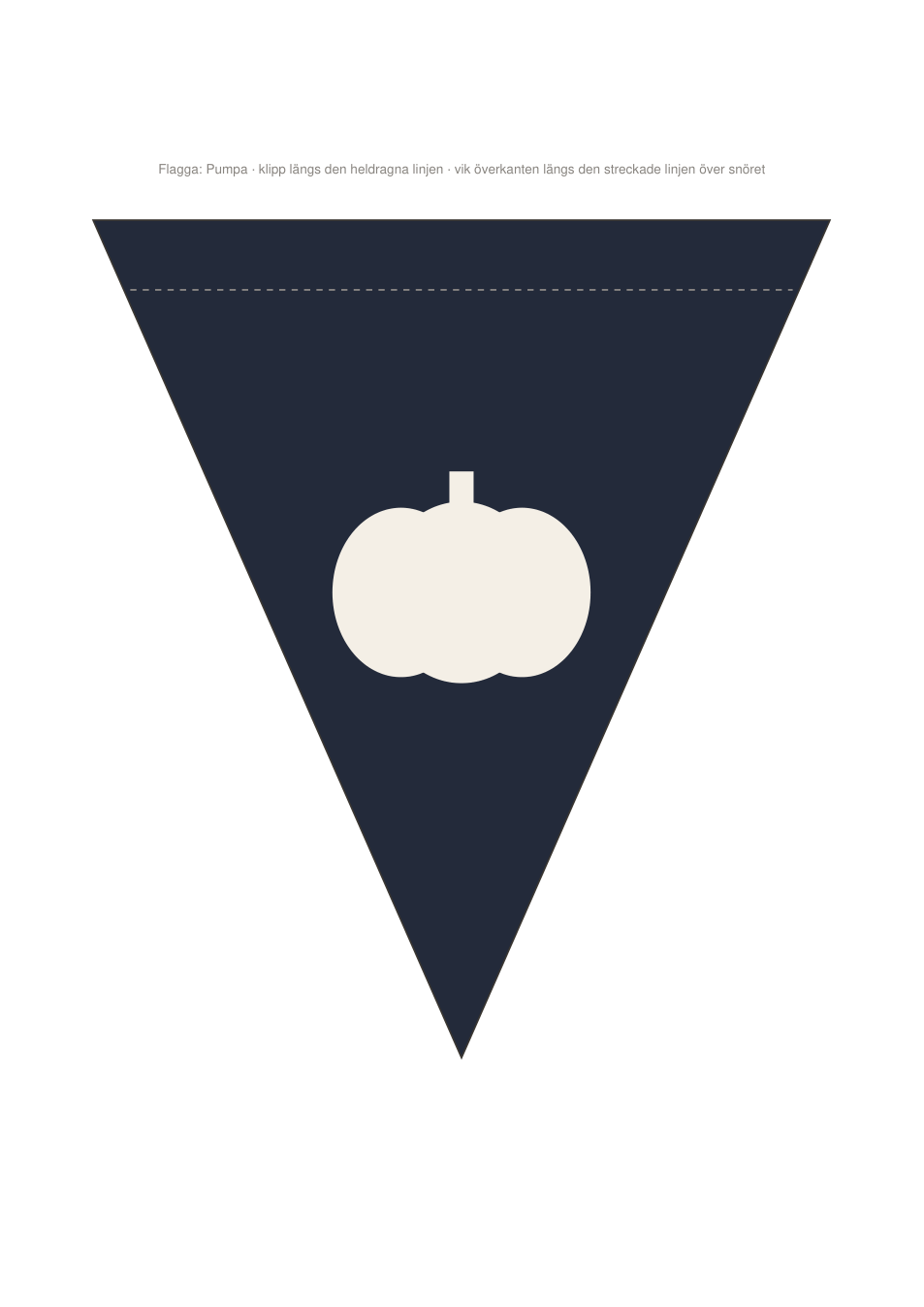 Halloween-dekorationen — girlang & fönstersilhuetter (printbar PDF)