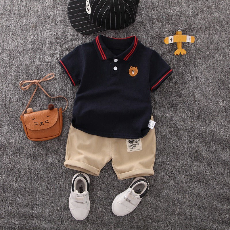 Boys Short Sleeve Suit - Professional Design