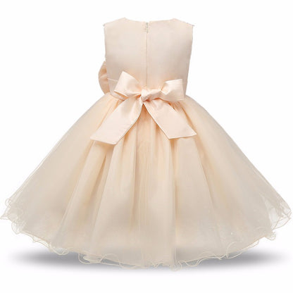 Princess Flower Girl Dress Summer Tutu Wedding Birthday Party Dresses