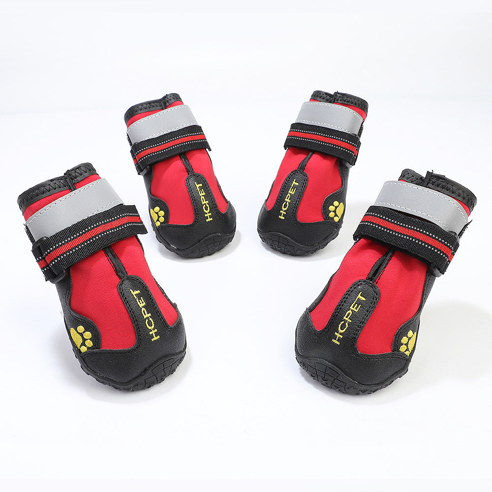 Pet dog waterproof shoes