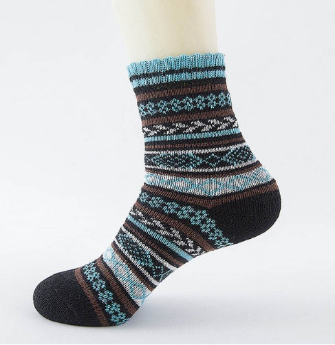 Winter Thick Warm Stripe Wool Socks